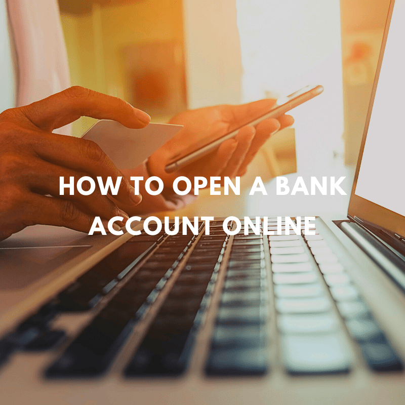 how to open a bank account online
