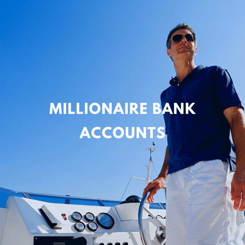 millionaire bank account