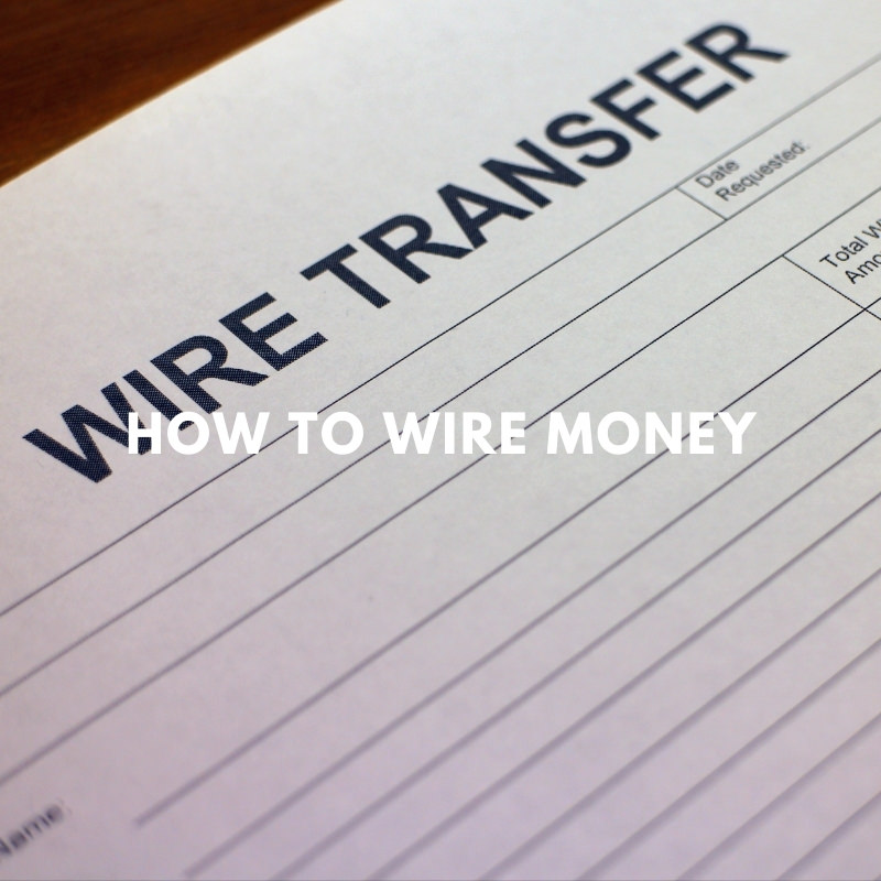 how to wire money