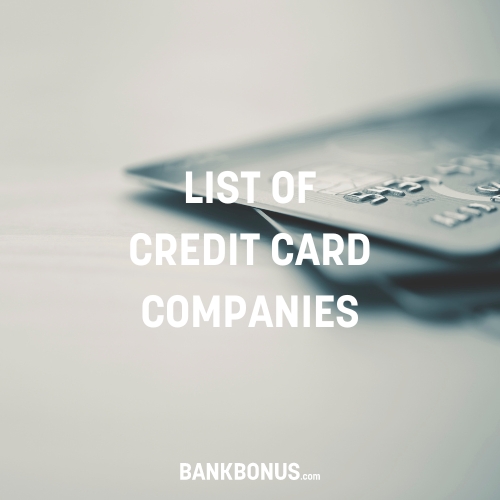 list of credit card companies