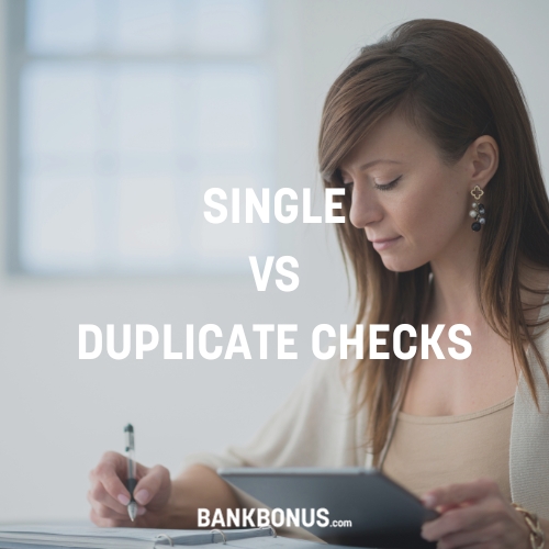 single vs duplicate checks